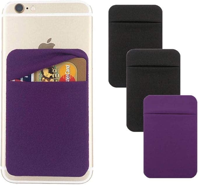 3Pack Cell Phone Card Holder Pocket by Fulgamo