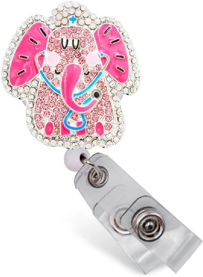 Outside the Box Sparkle and Shine Novelty Retractable Badge Reel ID Holder by Unknown