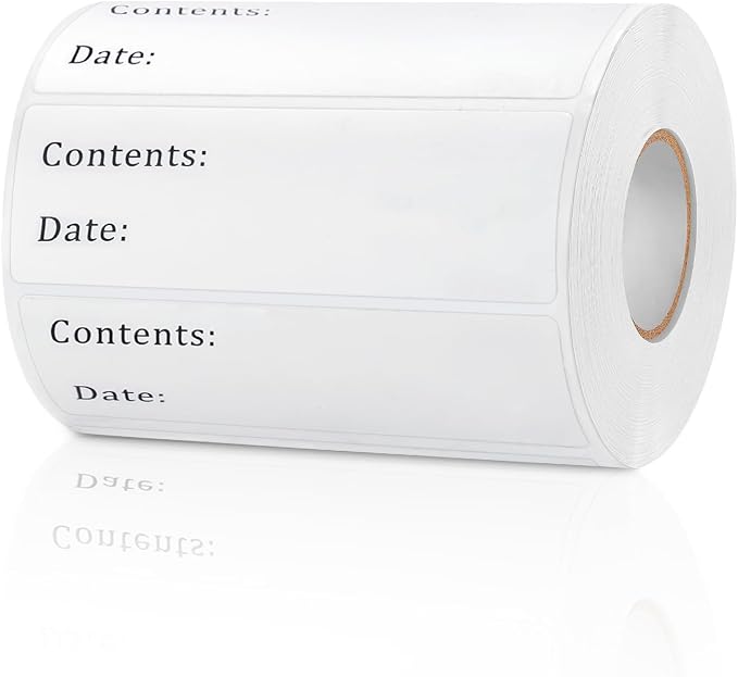 500pcs Removable Freezer Labels, Yoget 1 x 3 Inch Food Storage Stickers by EasyYourLifeFromHere