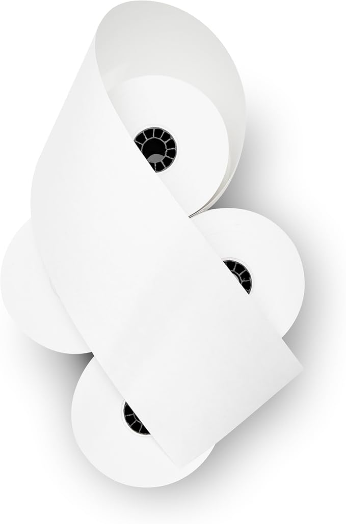 (32 Rolls) 3" x 165' 1 Ply Bond (Non –Thermal Kitchen Printer Paper) POS Receipt Cash Register For Star SP700 SRP275 SMP200 TMU200 MP500 NCR 2174 XR200 IMPACT Printers Requires Ribbons Erc30/34/38-DeskLoop Office
