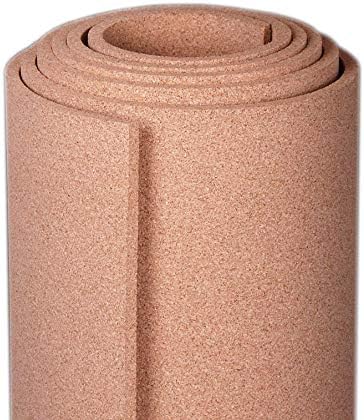 Manton Cork Premium Cork Roll - 4' x 12' x 1/2", 100% Natural Facing Grade Material for Bulletin Boards, Decorative Photo and Message Push Pin Displays - Perfect for Home, School, and Office-DeskLoop Office