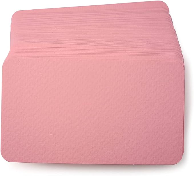 PPAPPAPPIYO 3.5x2 rounded corner index cards180gsm Thick Cardstock, Blank - Image 4