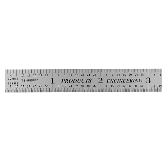 PEC Tools Made in USA Machinist Rule, Markings 1/10" - Image 4