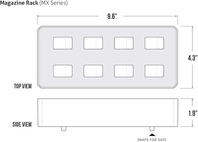 VAULTEK Modular Magazine Rack Slot High Density Foam Ammunition Storage - Image 5