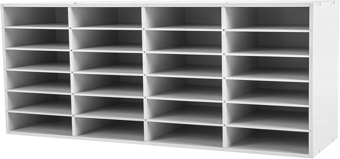 Mailbox for Classroom 24 Slots, Mail Sorter, Paper Organizer Storage, Mail by MhdunueSK