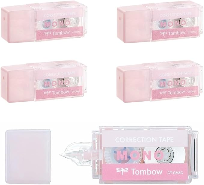 Tombow CT-CM5C80-5P MONO Mono Pocket Correction Tape, Tape Width 0.2 inches x by Tombow