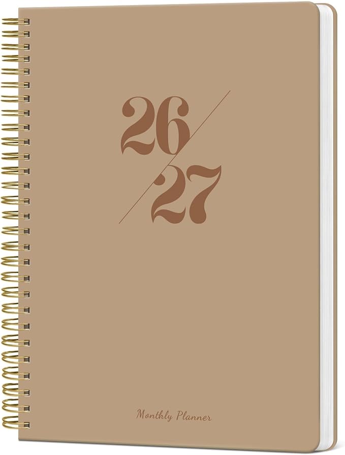 Monthly Planner 2026-2027, 2 Year Months Calendar Planner 2026-2027, Runs from by Taja