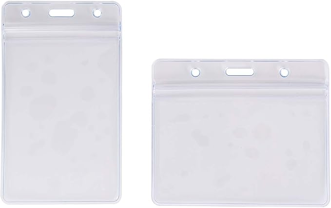 Vertical ID Card Name Tag Badge Holder - Image 6