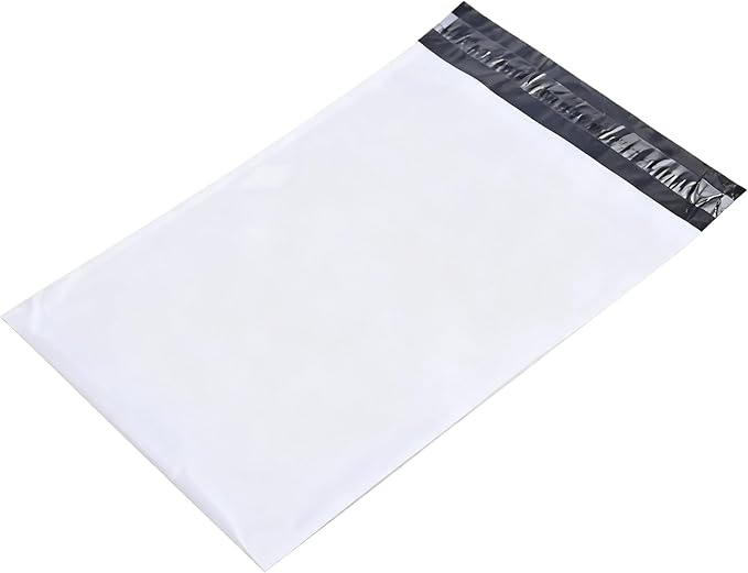 6"x9" Poly Mailers，White Shipping and Envelope Bags Pack of 25 by Unknown