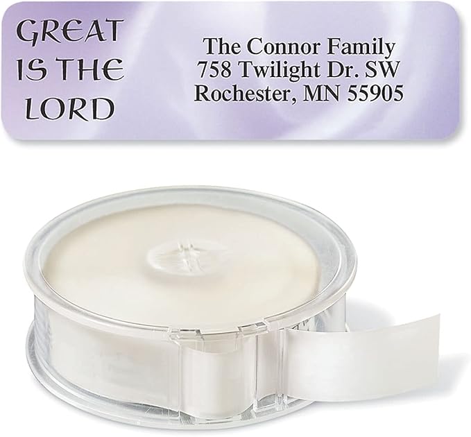 Praises Religious Rolled Personalized Return Address Mailing Labels - Image 4