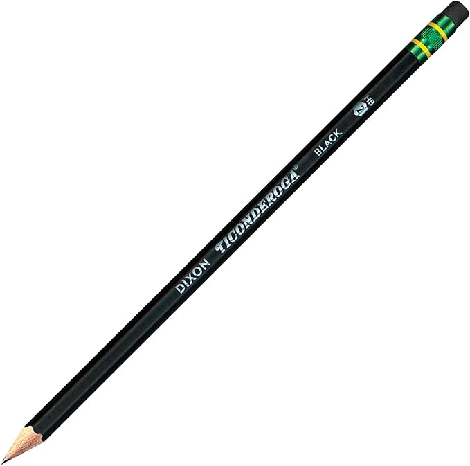 Ticonderoga Wood-Cased Pencils, Unsharpened, #2 HB Soft - Image 4