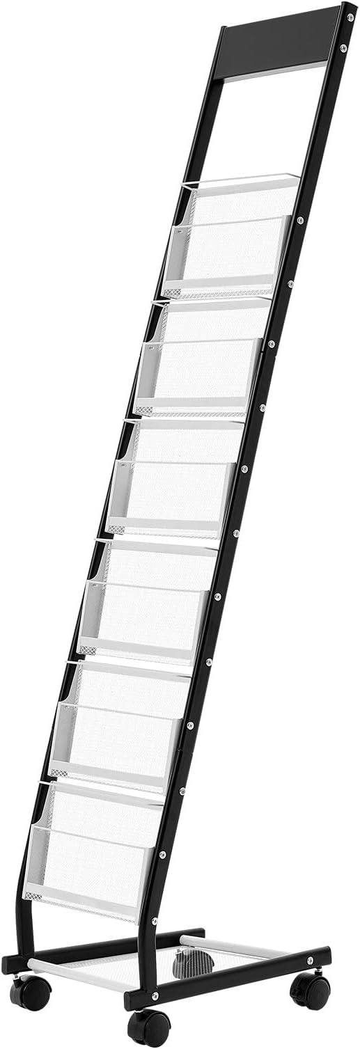 VEVOR Brochure Display Rack, Narrow 6-Tier Magazine Literature Display Stand - Image 9