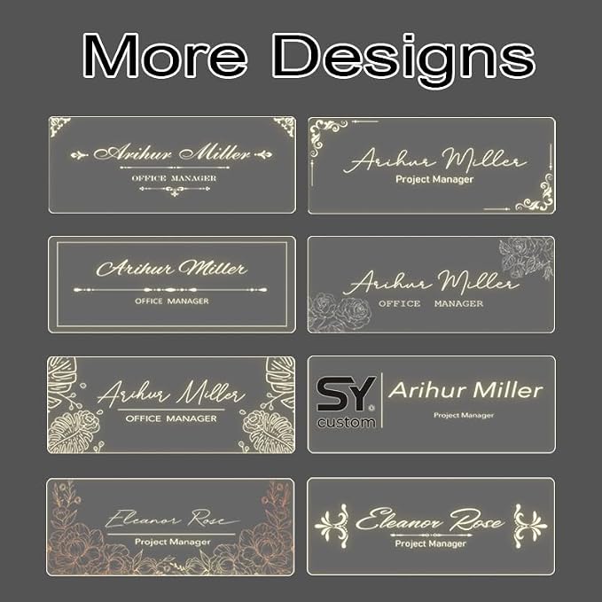 Custom Name Plate for Desk - Image 5