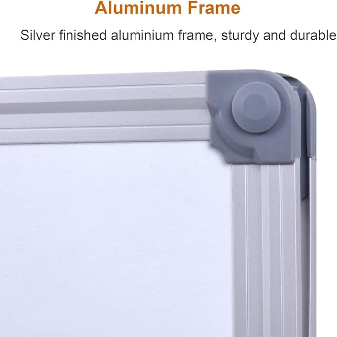 40 x 28-in Magnetic Dry Erase Board with Pen Tray| Aluminum Frame Portable Wall Large Whiteboard Message Presentation Board for Office & Classroom-DeskLoop Office