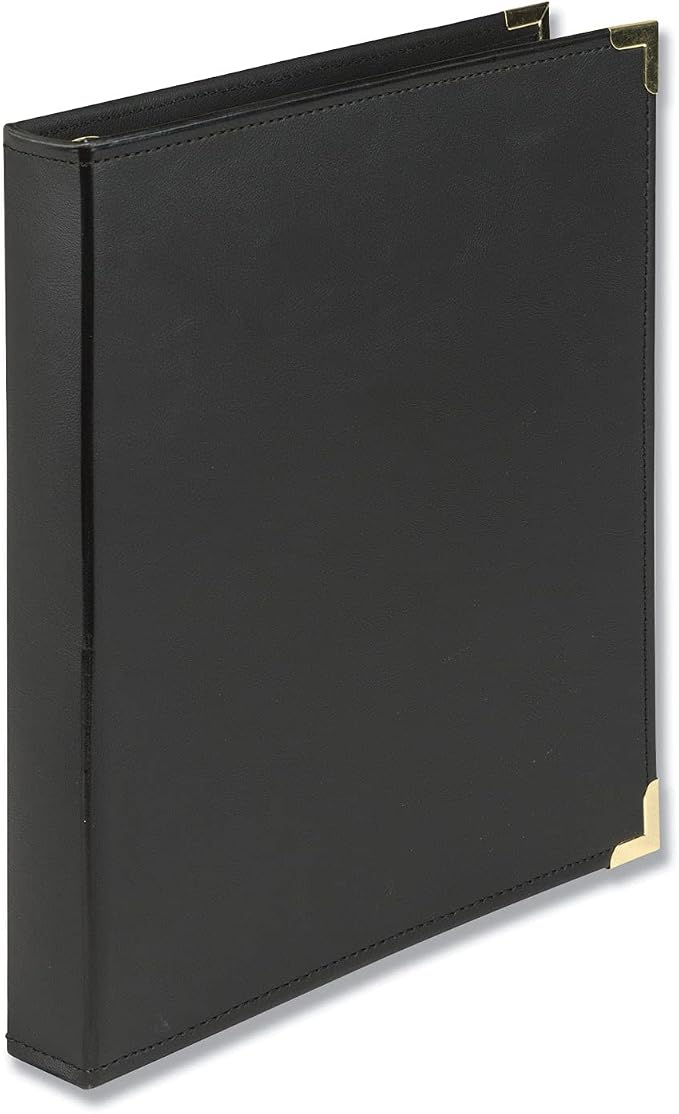 Samsill Leather Binder, Classic Collection, 3 Ring, Executive Presentation - Image 4