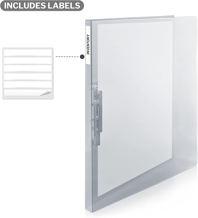 CRANBURY Punchless Clamp Binder, Ringless Binder Holds 100 Letter Size Pages - Image 6