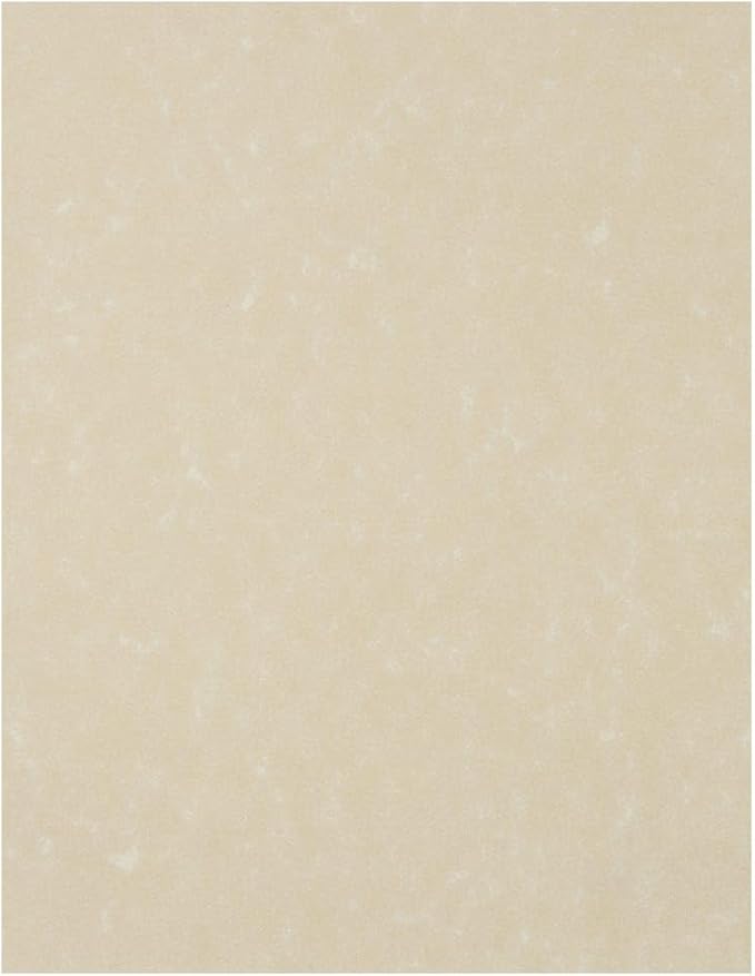 LUXPaper 8.5" x 11" Paper | Letter Size | Cream Parchment | 60lb. Text | 250 Qty by LUXPaper