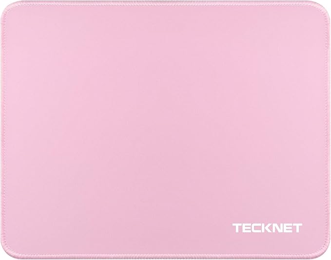 TECKNET Mouse Pad with Anti-fray Stitchin, Waterproof Surface & Non-Slip Rubber by Tecknet