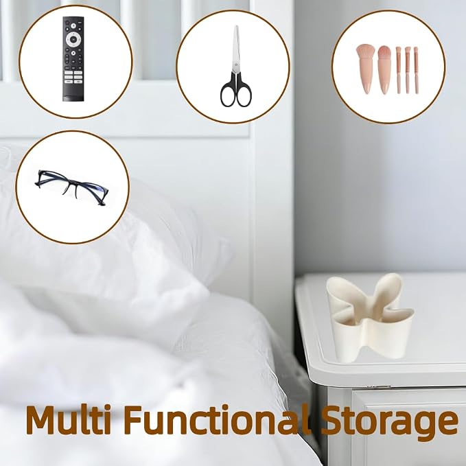 Khakho Flower Shape Remote Control Holder, Desk Organizer Storage Container - Image 6
