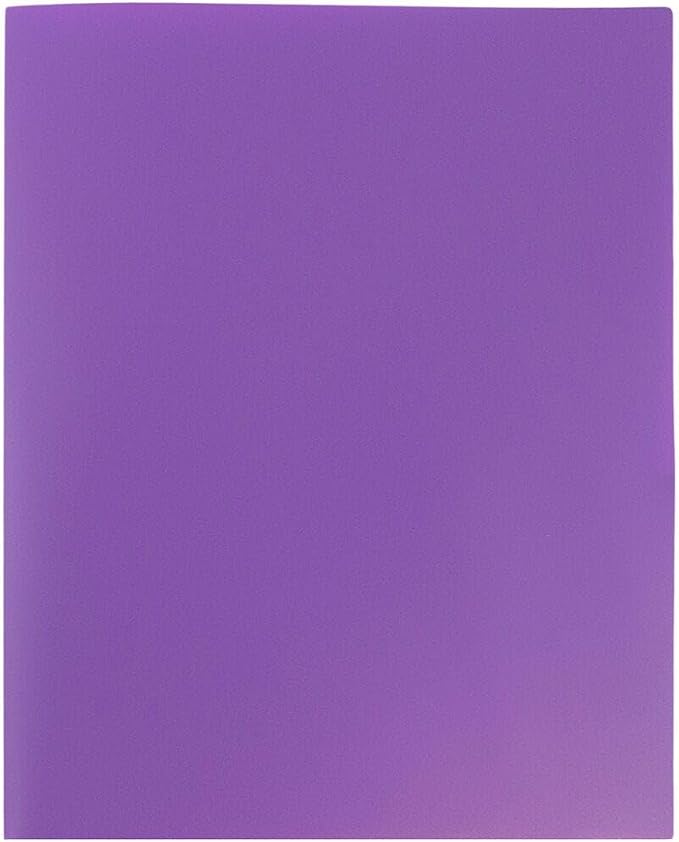 JAM PAPER Plastic 2 Pocket POP Folders - Image 4