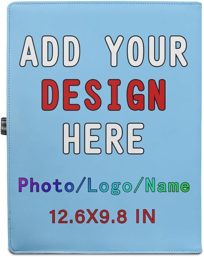 Personalized Padfolio Clipboard Folder Add Your Own Logo Text Text, Custom - Image 2