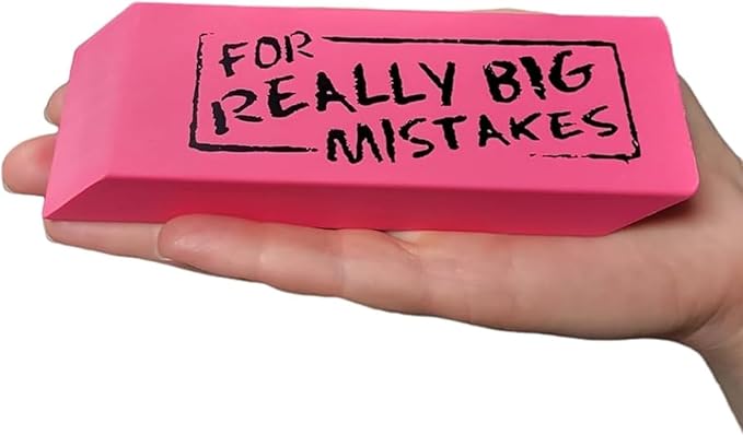 Rhode Island Novelty Jumbo Big Mistake Wedge Eraser, One Per Order - Image 2