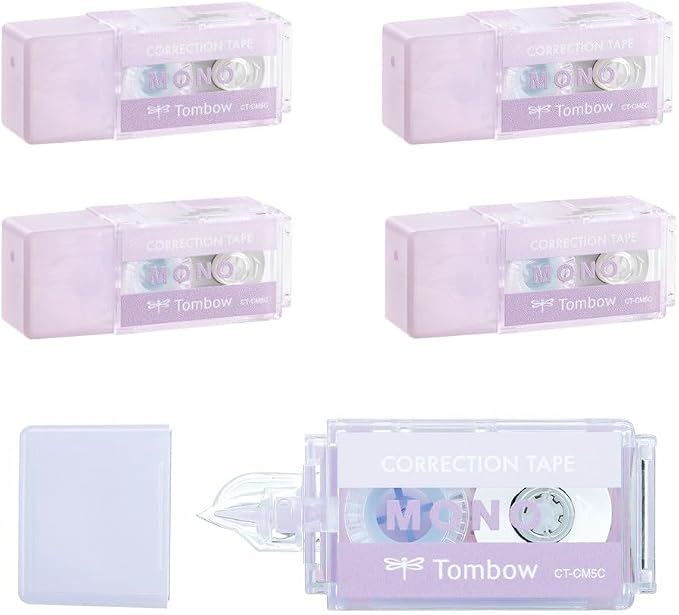 Tombow CT-CM5C90-5P Mono Mono Pocket Correction Tape, Tape Width 0.2 inches x by Tombow