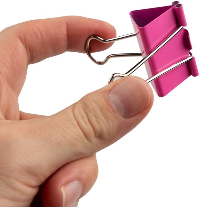 JAM PAPER Colorful Binder Clips - Image 2