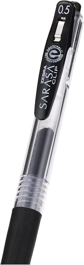 ZEBRA P-JJ15-BK10 Gel Ballpoint Pen, Sarasa Clip, 10 Pens - Image 9