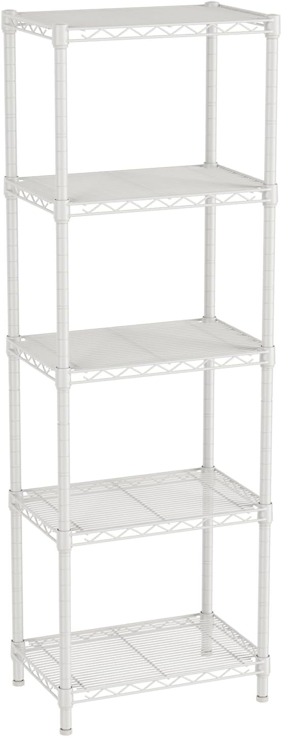 SINGAYE Small Wire 5 Adjustable Shelves Pantry Metal Shelf Floor Organizer | - Image 9