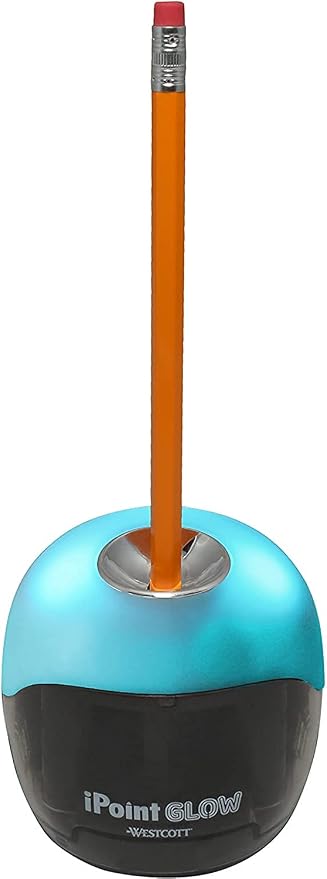 Westcott iPoint Glow Color Changing Battery Pencil Sharpener - Image 3