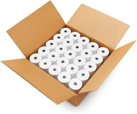 2 1/4” x 230' Thermal Receipt Paper Rolls Compatible with Most Samsung, Sharp, and Royal Alpha Cash Registers (Pack of 50)-DeskLoop Office