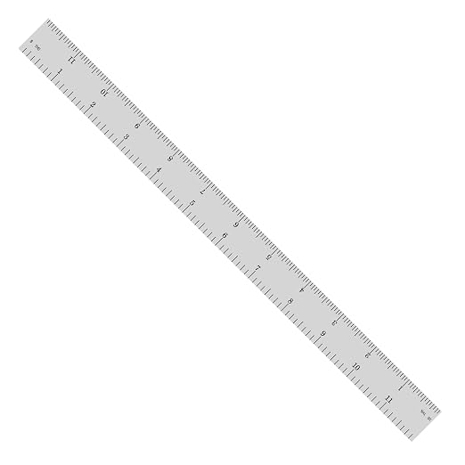 PEC Tools 12 Inch Rigid Steel Ruler, Machinist Metal Ruler Scale - Image 3