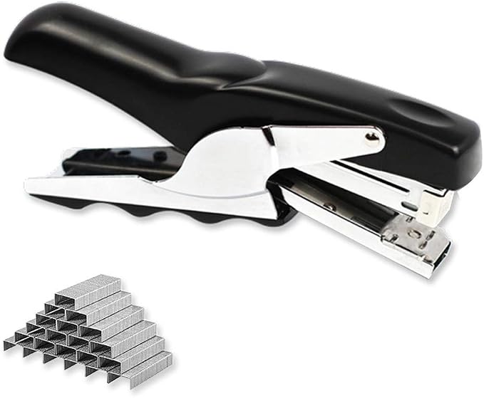 Stapler with 1000 Staples-Plier Stapler Save 60% Power, Good by Unknown
