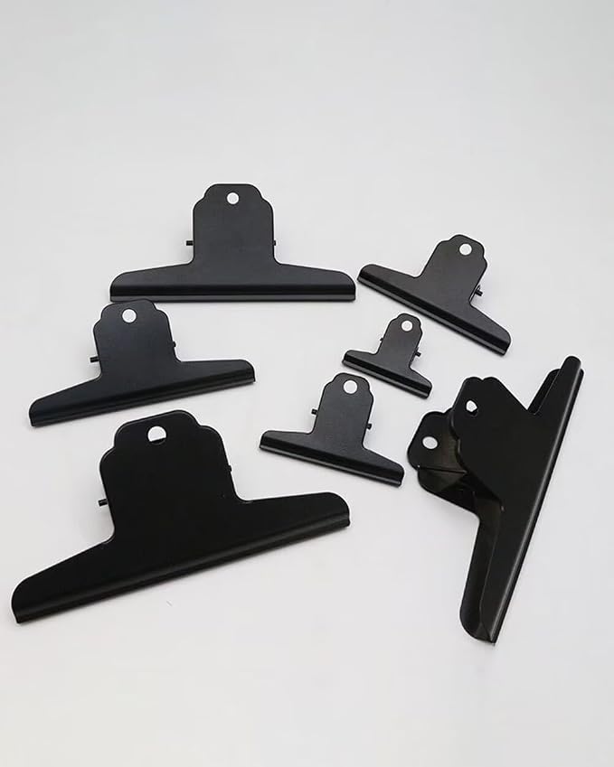 2PCS Extra Large Binder Clips Metal Bulldog Clip Large Paper Clamp Holder - Image 9
