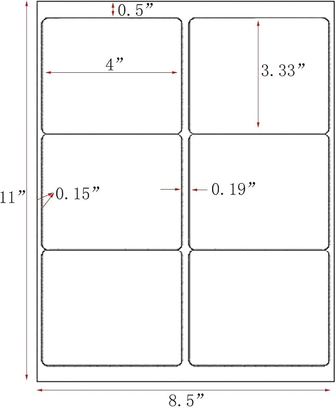 LabelMore 3 1/3 x 4 Labels - Image 2