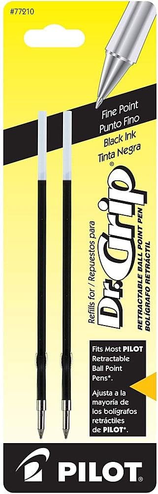 Pilot Dr. Grip Ink Refills for Ballpoint Smooth Writing Pens, Fine Point - Image 2