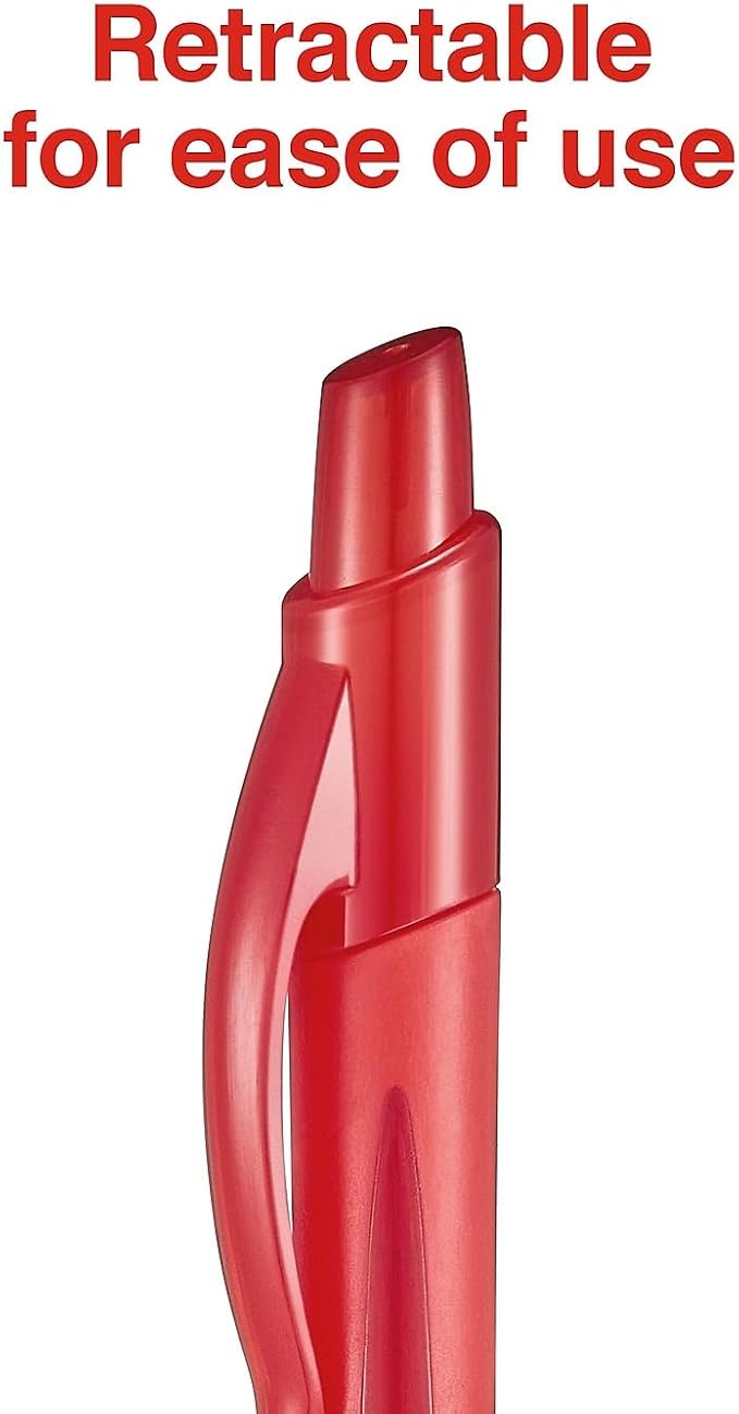 STAPLES Retractable Gel Pens, Medium Point 0.7mm, 12 Pack – Sonix - Image 4