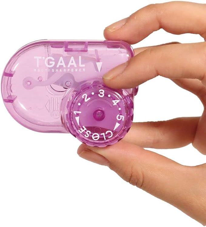 KUTSUWA STAD T'GAAL Angle Adjustable Pencil Sharpener | Translucent Blue - Image 3
