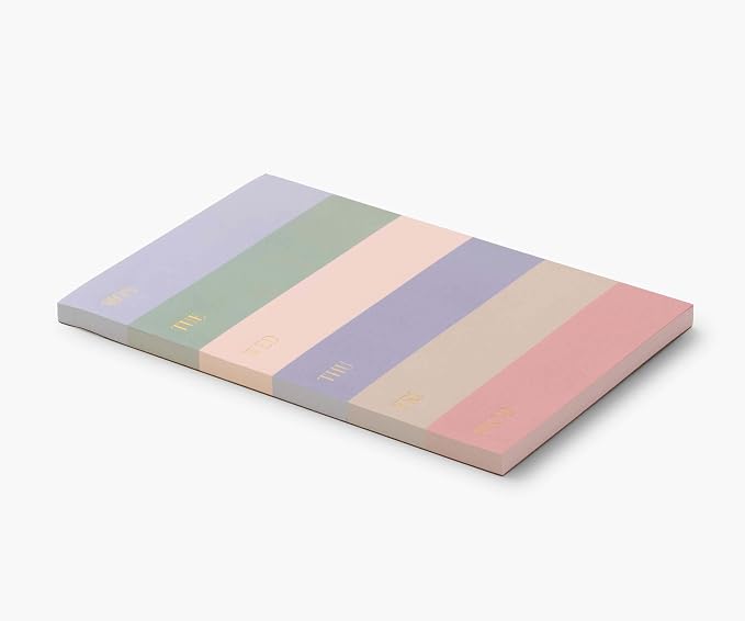 RIFLE PAPER CO. Large Weekly Memo Notepad 65 Tear-Off Pages, Manage Important - Image 2