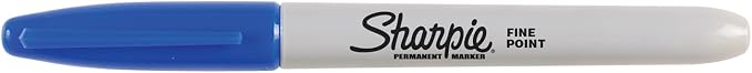 Sharpie Permanent Markers | Fine Point | Black & Blue | 2 Count - Image 9