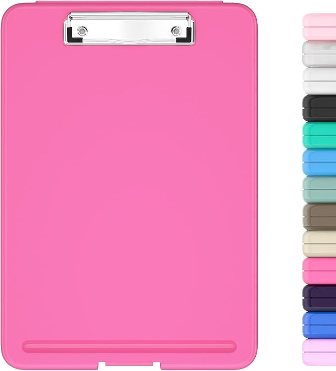 Hongri Clipboard with Storage, 8.5 x 11 Clip Board Foldable, Size 13.4 x 9.4 X by Hongri