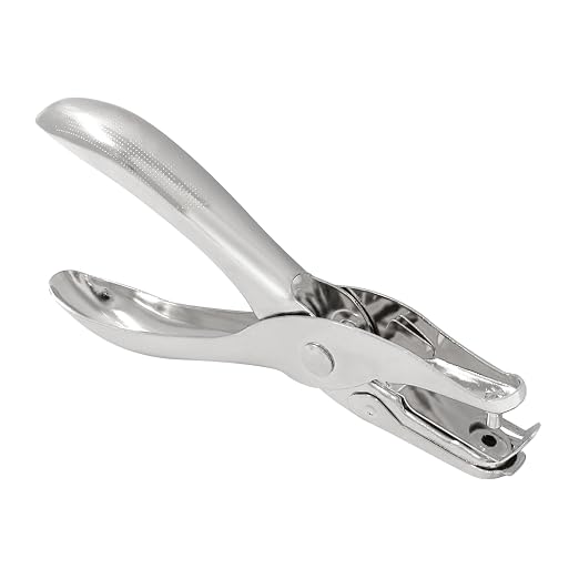 1Pcs 1/8”/ 3mm Small Mini Metal Hole Punchers Tiny Circle Shaped Hole Handheld by Rierdge