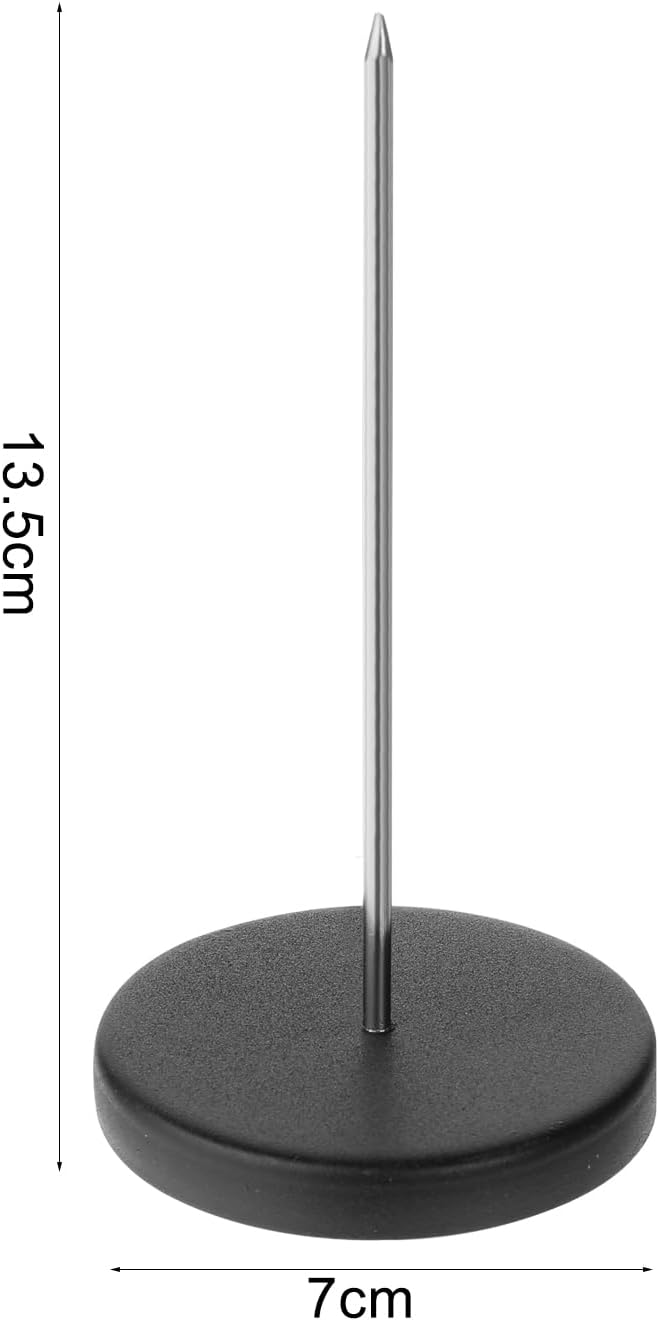 Desk Receipt Holder Spike Ticket Holder Bill Fork Metal Ticket Stabber - Image 2