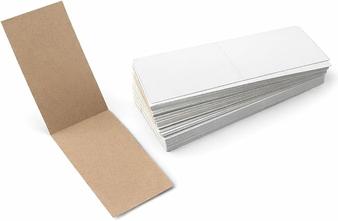 500 3" x 4.5" Cardboard Shipping Stiffener Sleeves Mailing Inserts - Image 2