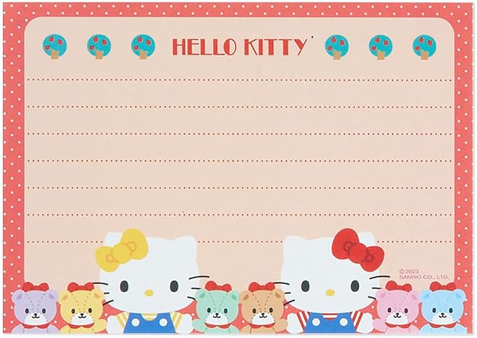 Sanrio Hello Kitty 8 Design Memo 016942 - Image 10