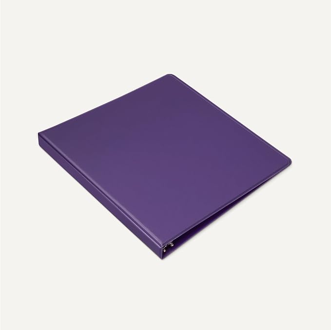 Amazon Basics Economy 3 Ring Binder, 1/2 Inch D-Ring, Easy Lock and Release - Image 3