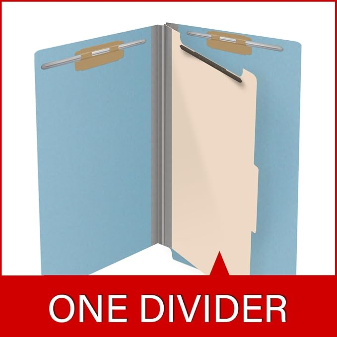 Ecom Folders Top Tab Pressboard Classification Folders | Legal Size 25 Pt Stock - Image 8