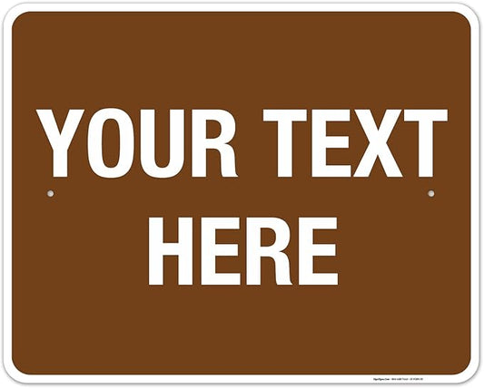Custom Sign, Personalized Metal Signs, Customize by SigoSigns