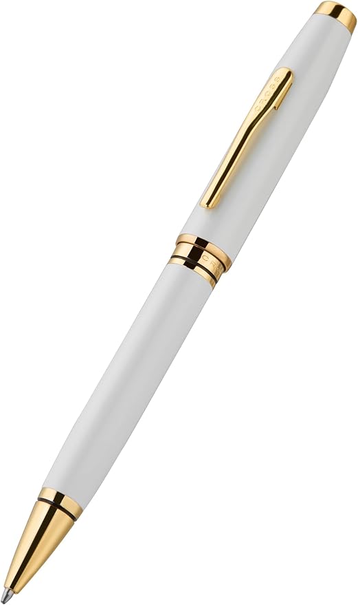 Cross Coventry Pearl White Lacquer & Gold PVD Appointments Ballpoint Pen - Image 4